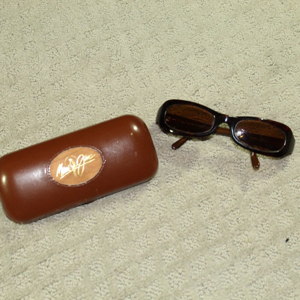 Maui Jim MJ190-10 Tortoise Rectangle Sunglass Frames Only, Unisex Style & Case